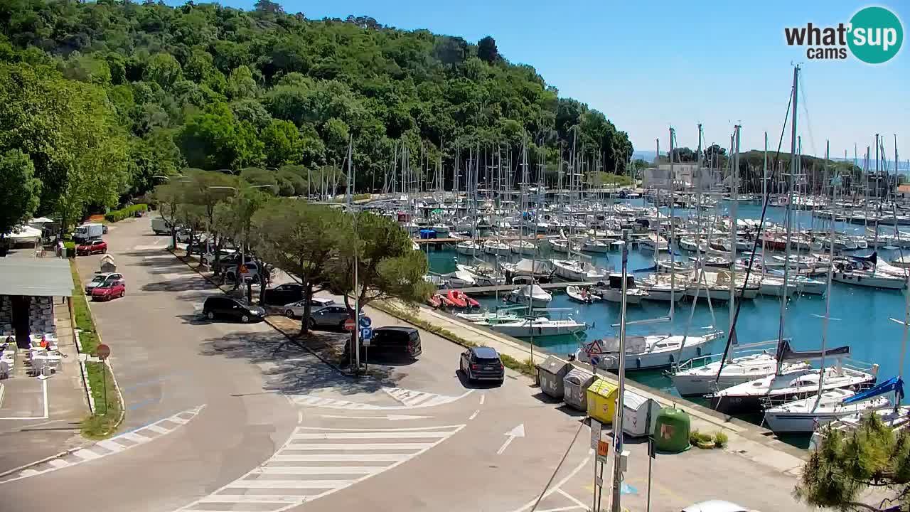 Webcam Sistiana – Vue sur la marina et la baie