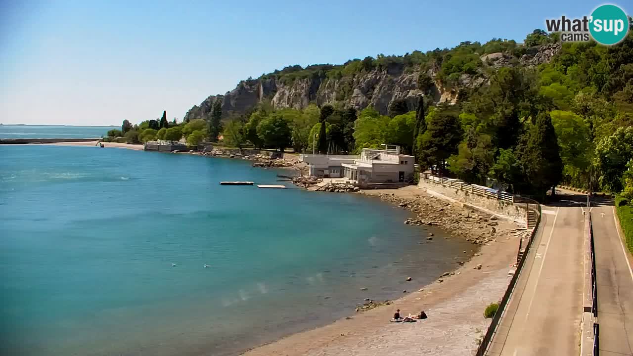 Webcam Sistiana – Vista sobre la marina y la bahía