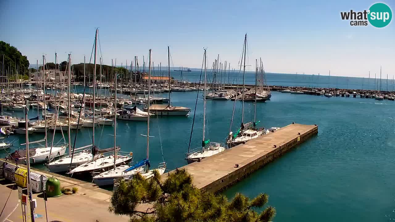 Webcam Sistiana – Blick auf Marina und Bucht