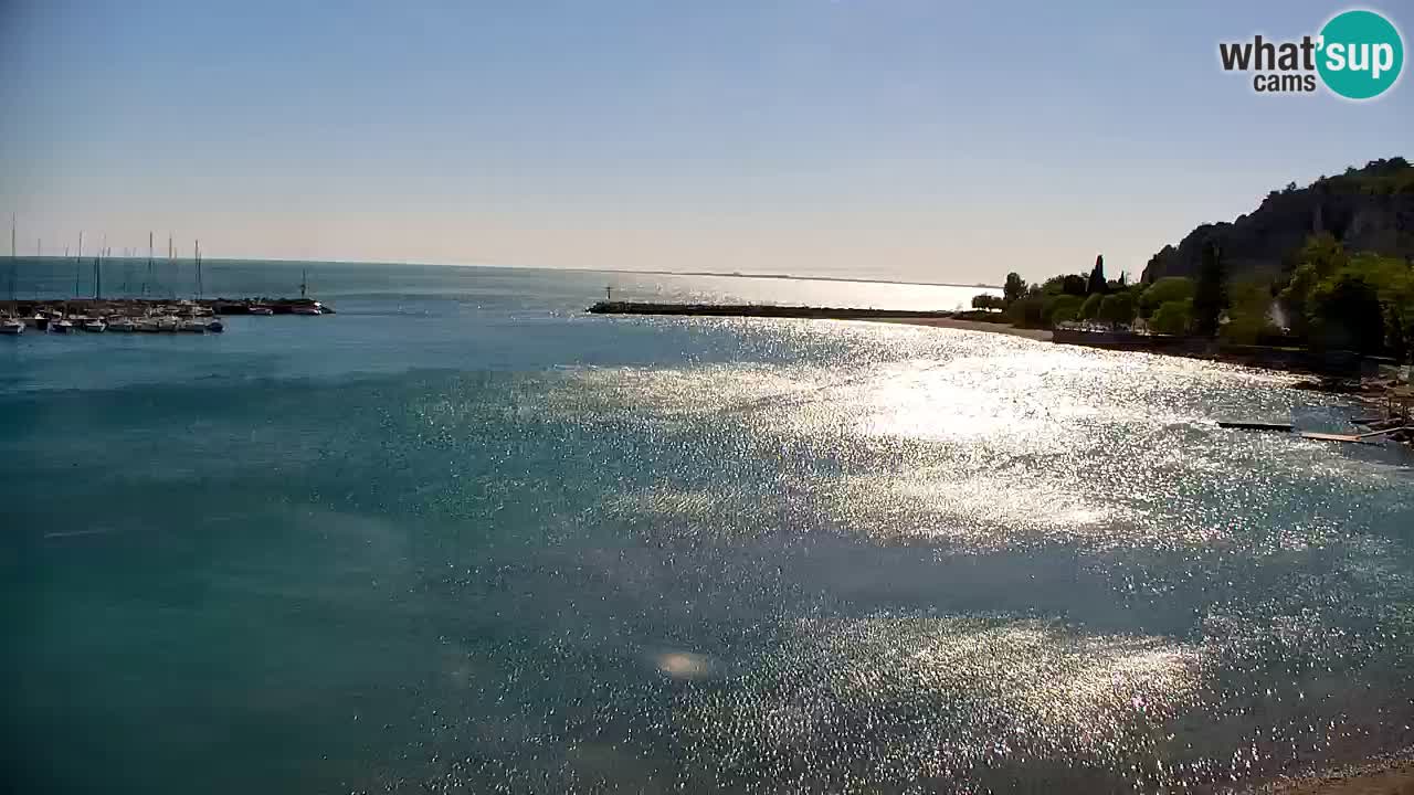 Webcam Sistiana – Vista sobre la marina y la bahía