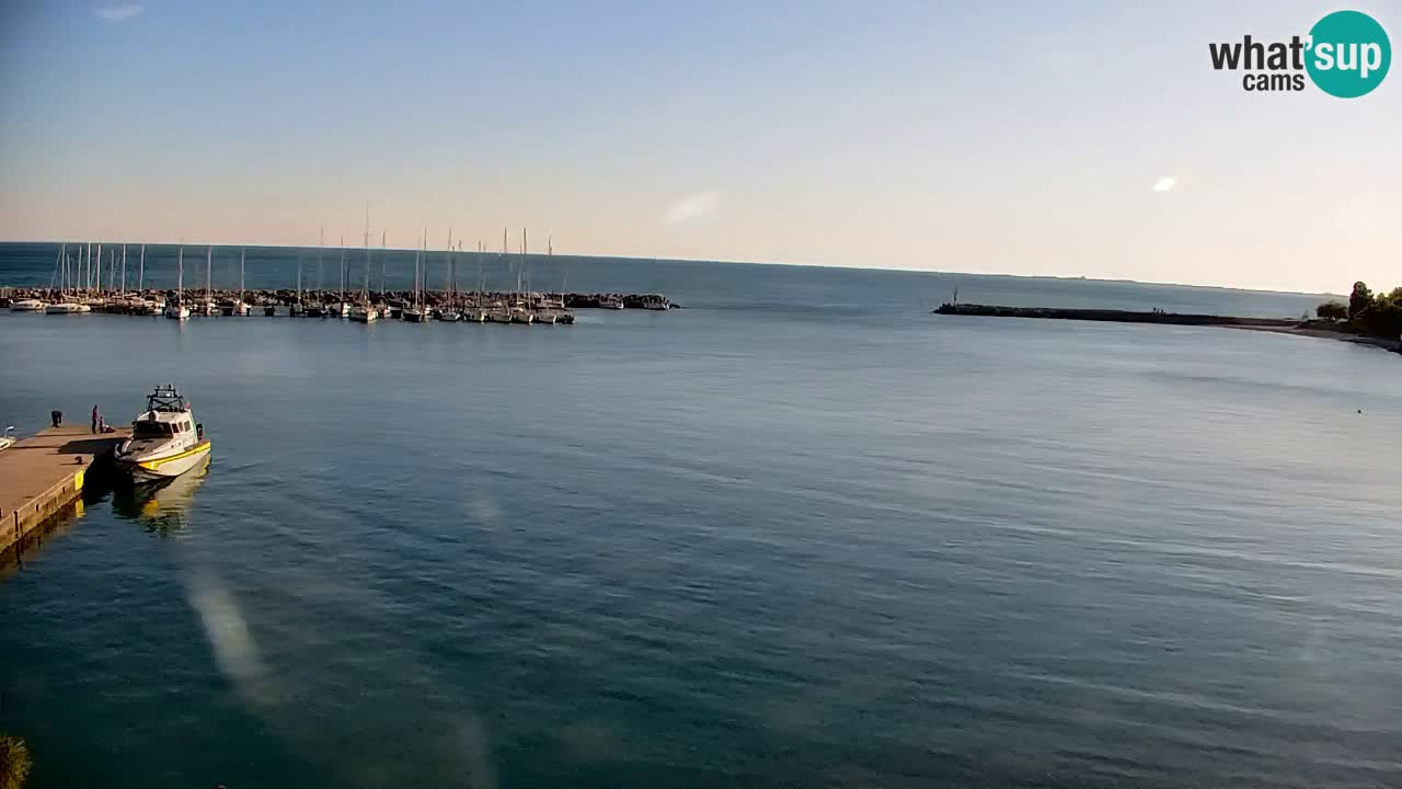 Webcam Sistiana – Blick auf Marina und Bucht
