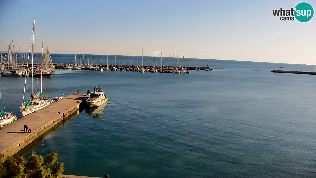 Webcam Sistiana – Blick auf Marina und Bucht