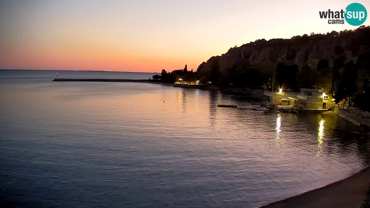 Webcam Sistiana – Vista sobre la marina y la bahía