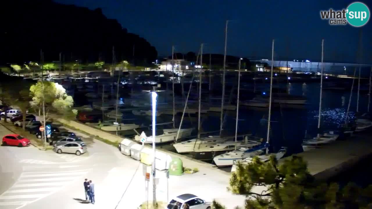 Webcam Sistiana – Vista sobre la marina y la bahía
