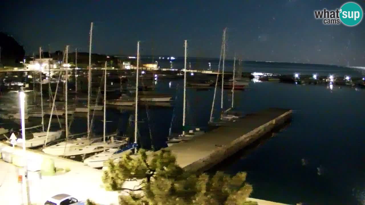 Webcam Sistiana – Vista sobre la marina y la bahía
