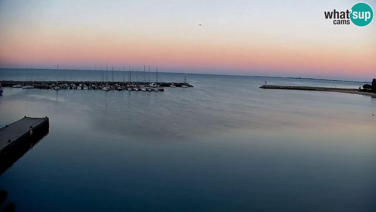 Spletna kamera Sesljan (Sistiana) – Pogled na marino in zaliv