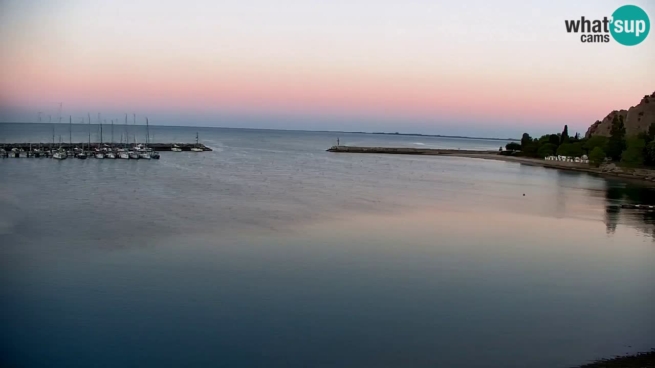 Webcam Sistiana – Blick auf Marina und Bucht