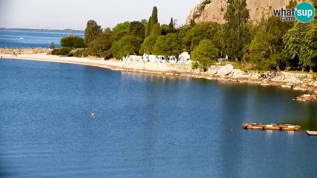 Webcam Sistiana – Pogled na marinu i zaljev