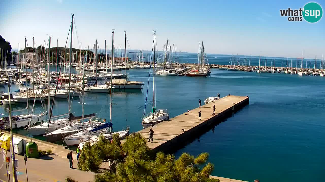 Webcam Sistiana – Blick auf Marina und Bucht