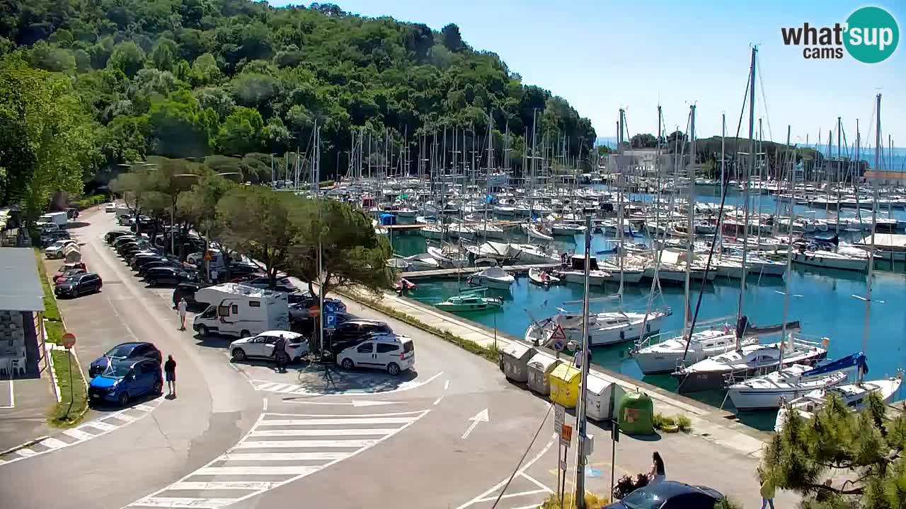 Webcam Sistiana – Blick auf Marina und Bucht