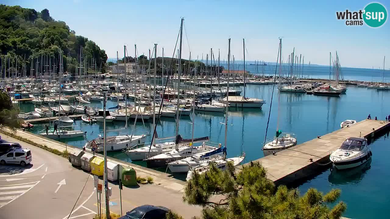 Webcam Sistiana – Vista sulla marina e sulla baia
