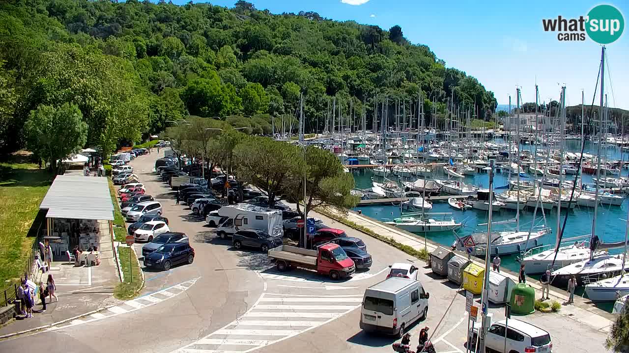 Webcam Sistiana – Vista sulla marina e sulla baia