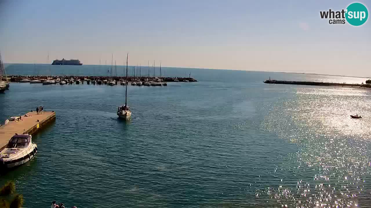 Webcam Sistiana – Blick auf Marina und Bucht