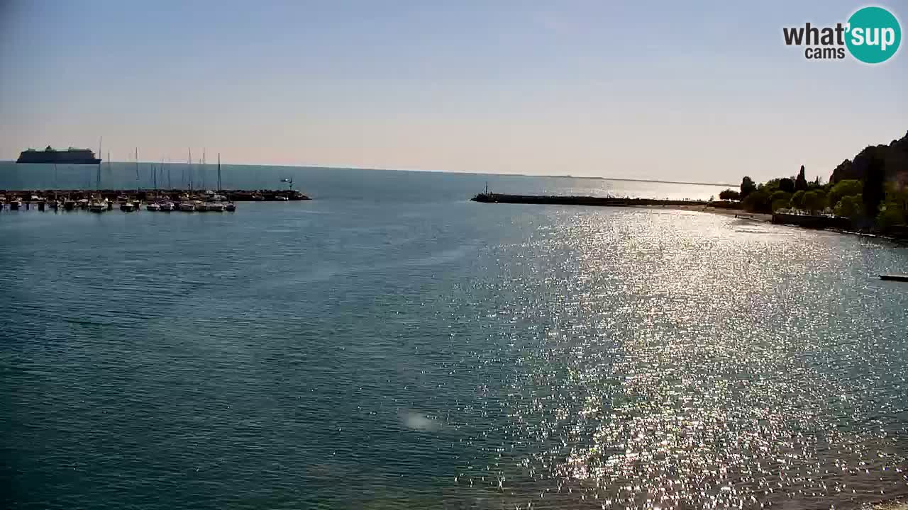 Webcam Sistiana – Vista sulla marina e sulla baia
