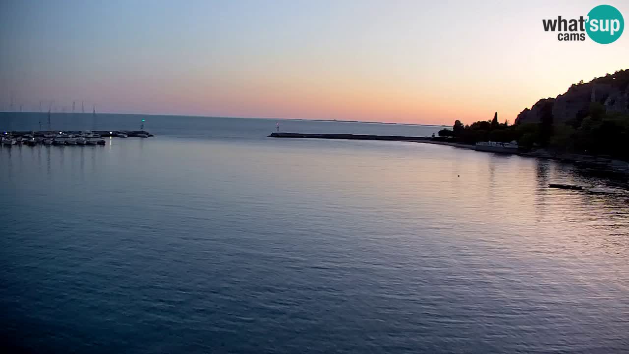 Webcam Sistiana – Blick auf Marina und Bucht