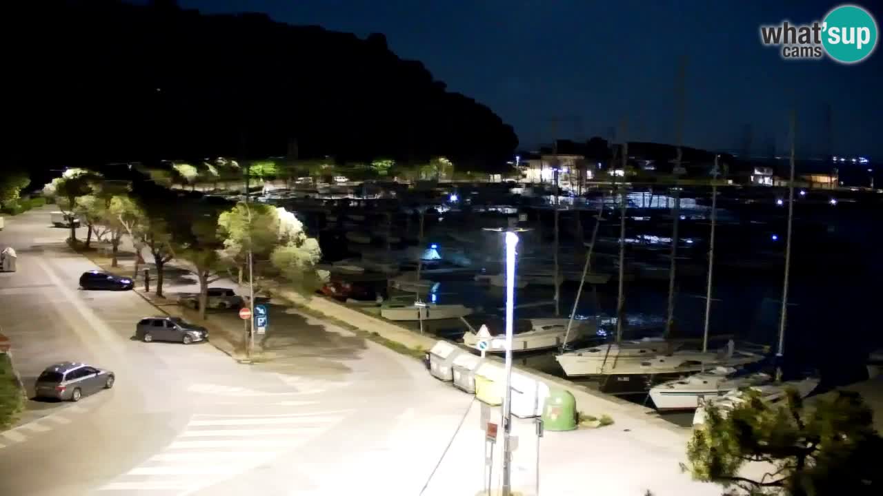 Webcam Sistiana – Pogled na marinu i zaljev