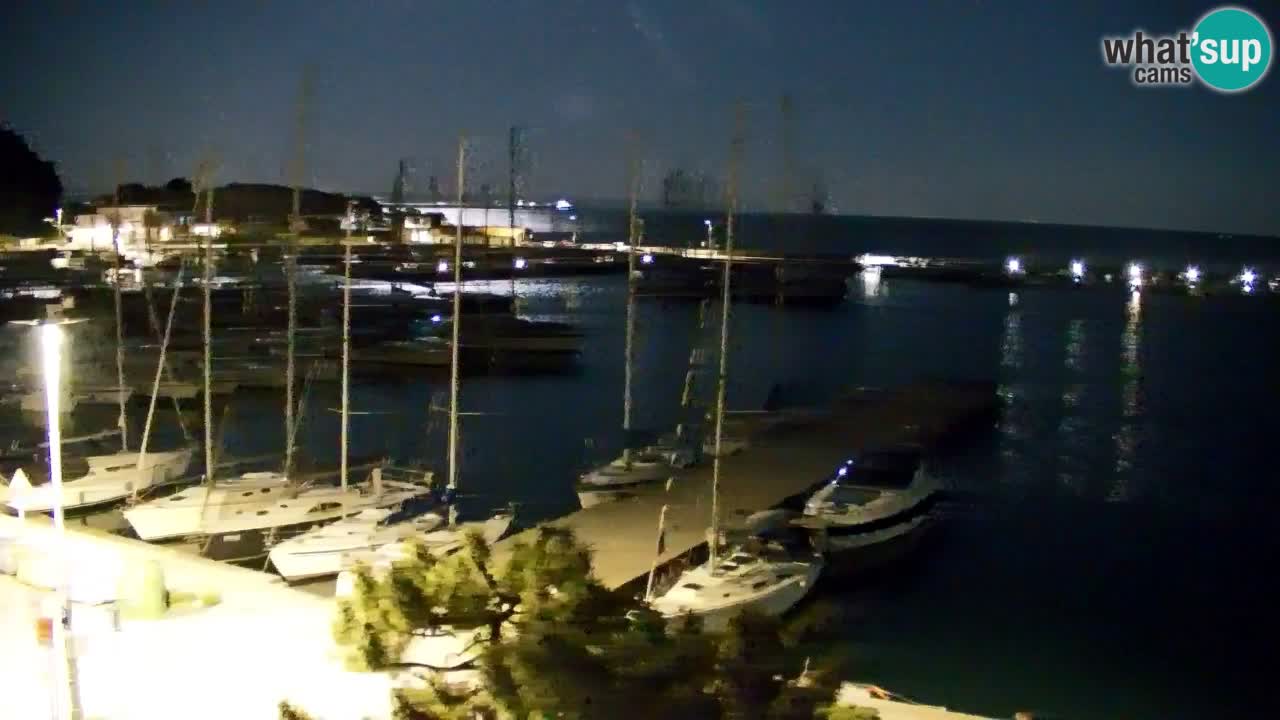 Webcam Sistiana – Vista sobre la marina y la bahía
