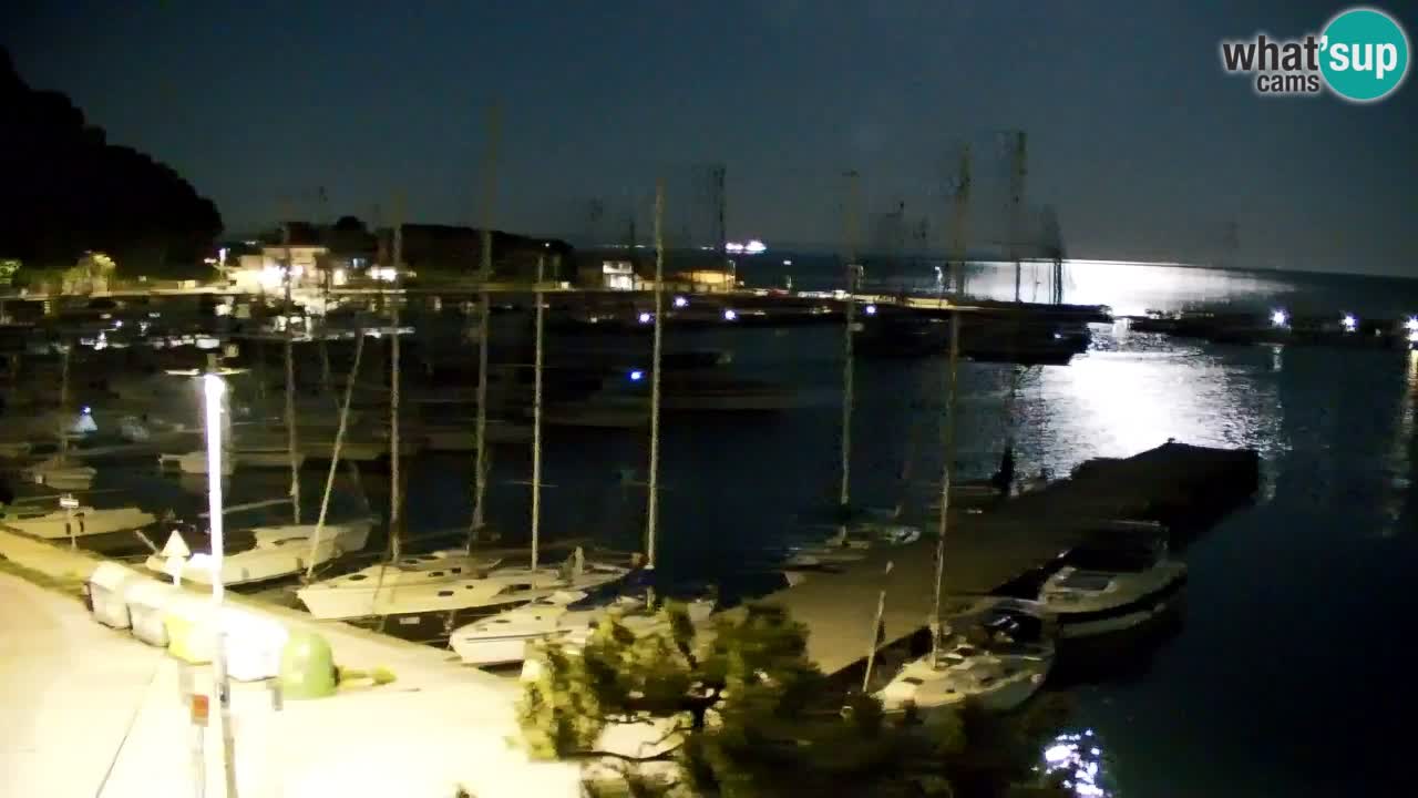Webcam Sistiana – Vista sobre la marina y la bahía