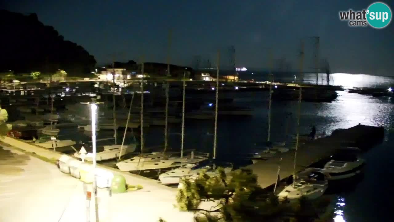 Webcam Sistiana – Vue sur la marina et la baie