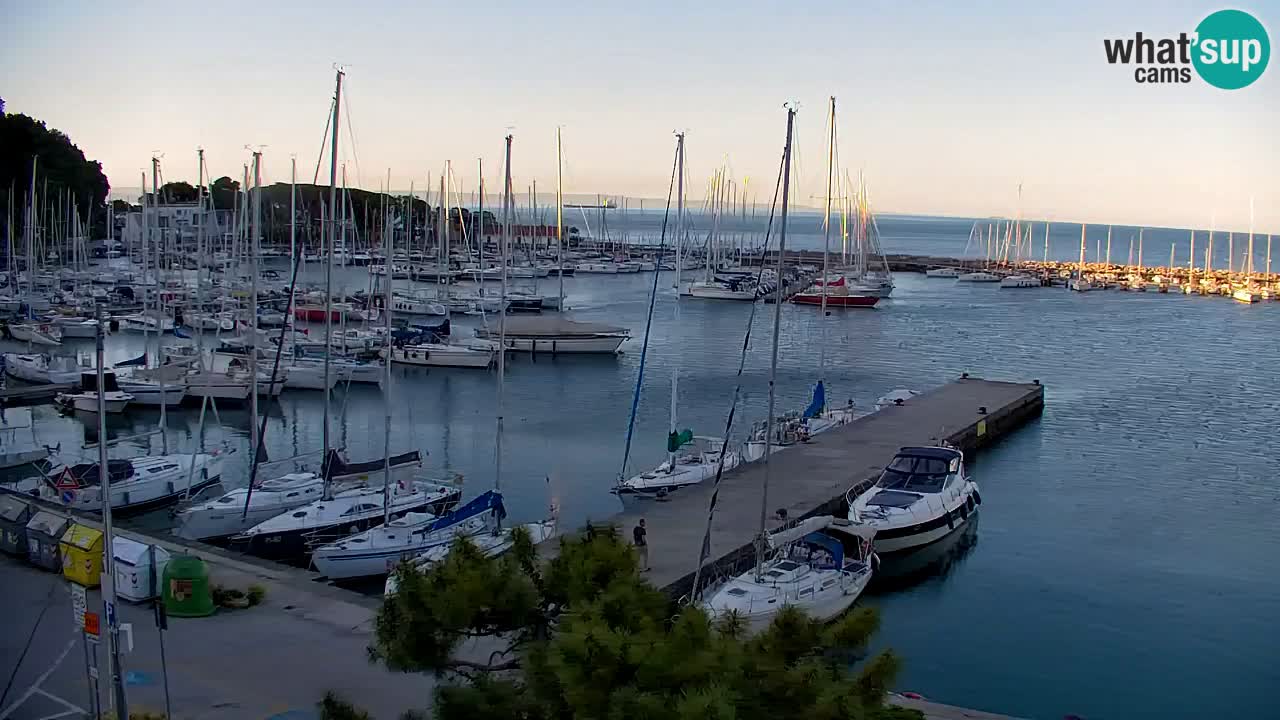Webcam Sistiana – Vista sobre la marina y la bahía