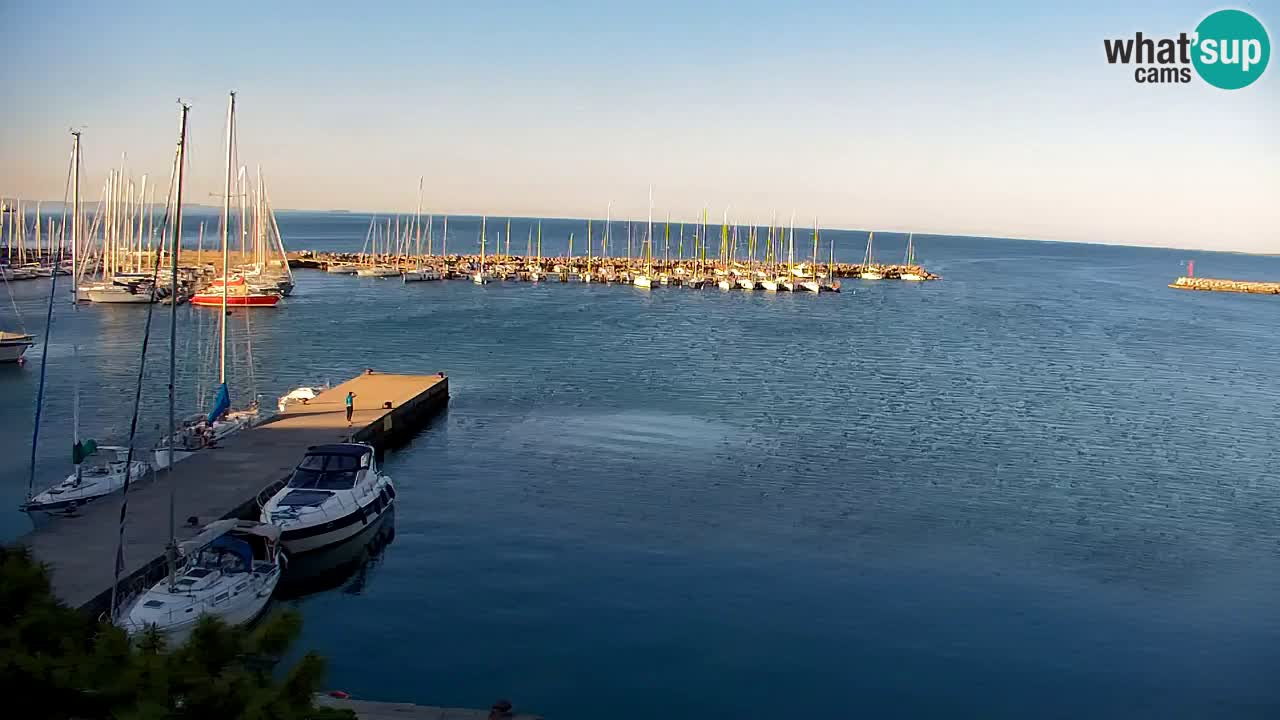 Webcam Sistiana – Blick auf Marina und Bucht