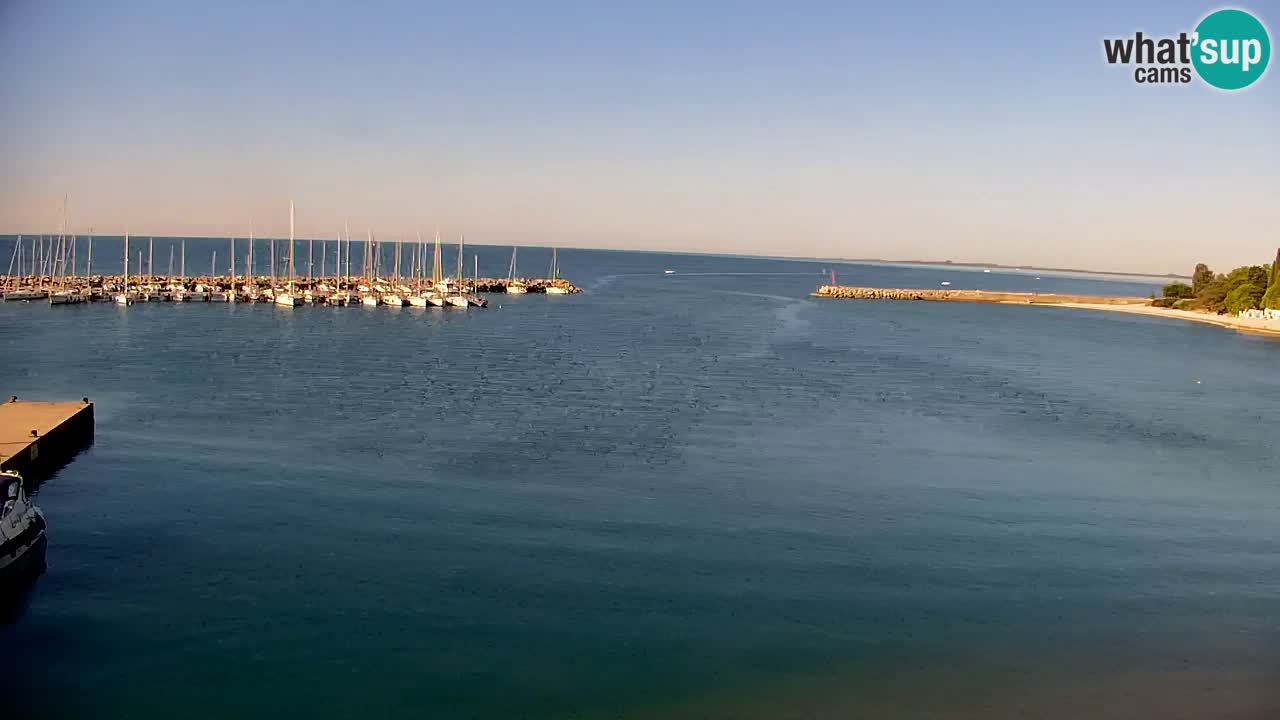 Webcam Sistiana – Vue sur la marina et la baie