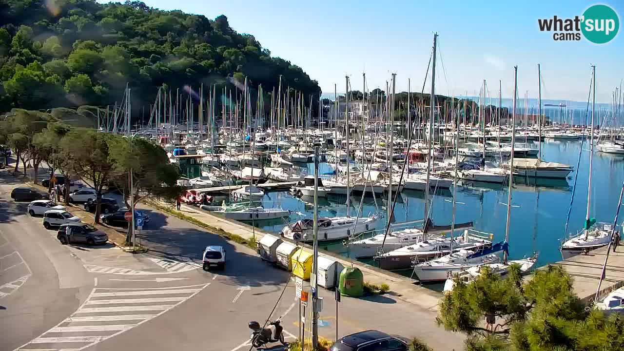Webcam Sistiana – Vista sobre la marina y la bahía