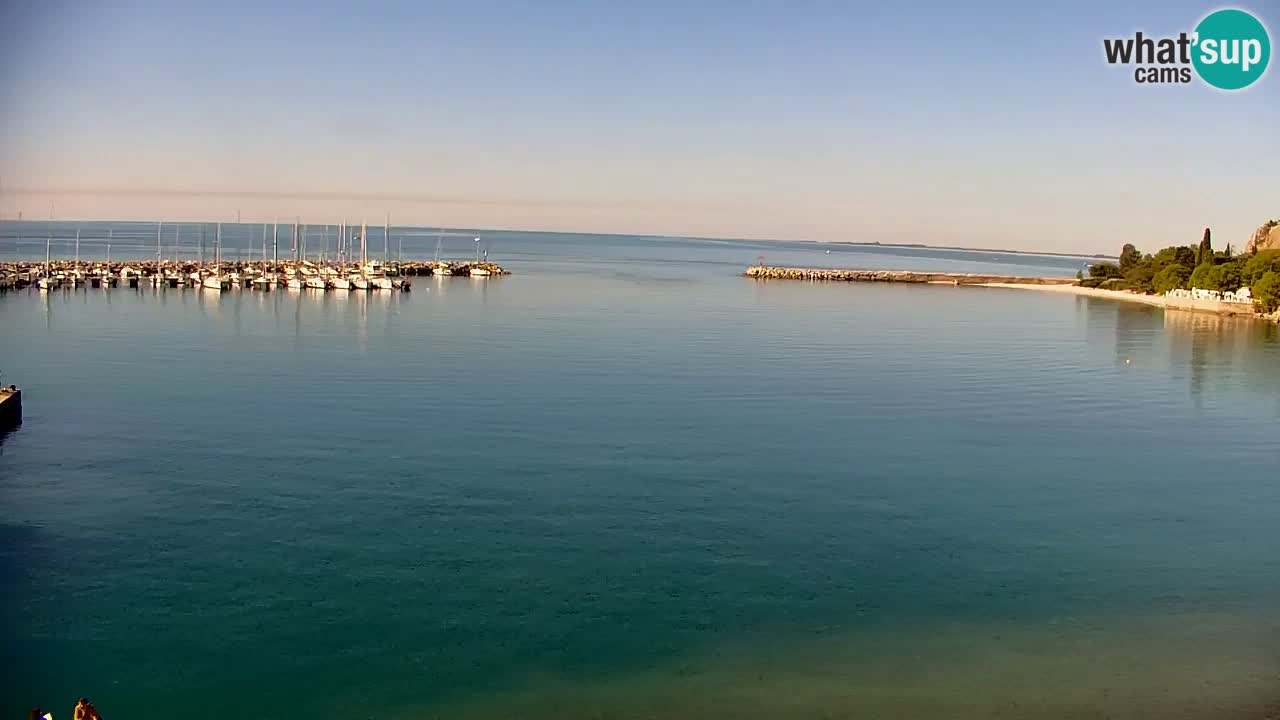 Webcam Sistiana – Vue sur la marina et la baie