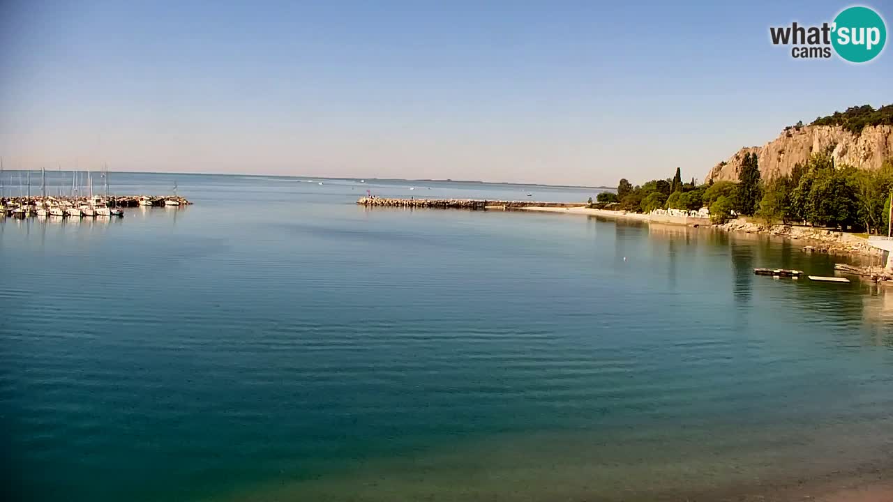 Webcam Sistiana – Blick auf Marina und Bucht