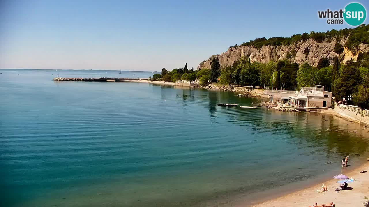Webcam Sistiana – Vista sulla marina e sulla baia