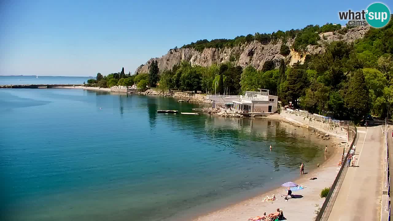 Webcam Sistiana – Blick auf Marina und Bucht