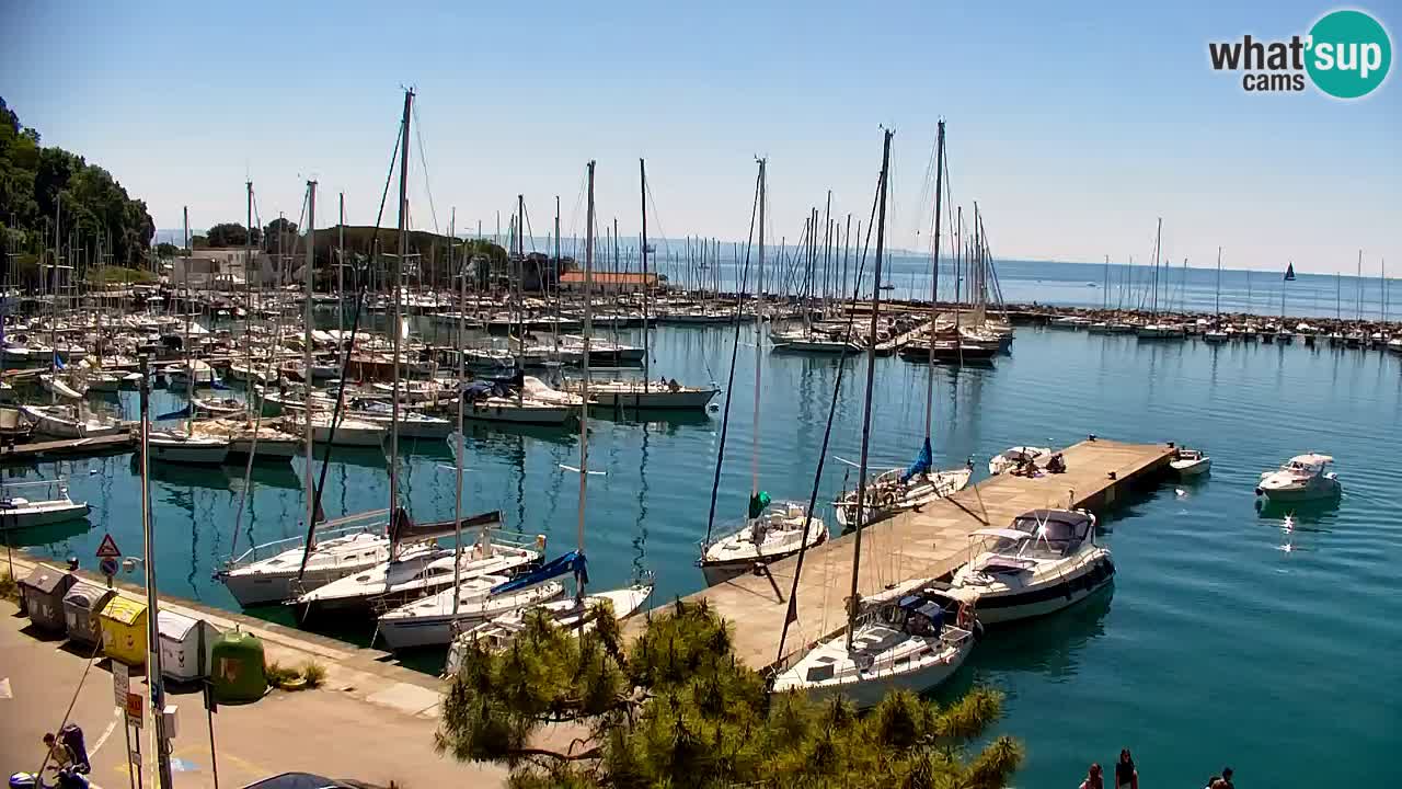 Webcam Sistiana – Vista sulla marina e sulla baia