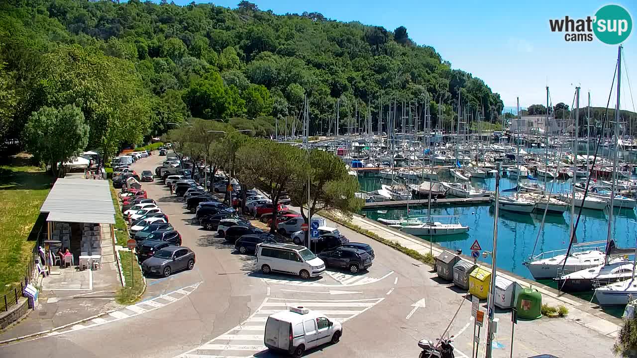 Webcam Sistiana – Vista sulla marina e sulla baia