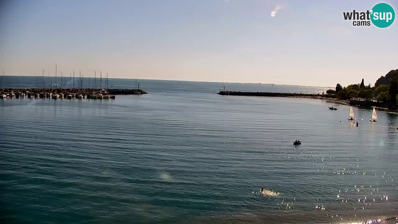 Webcam Sistiana – Vista sulla marina e sulla baia