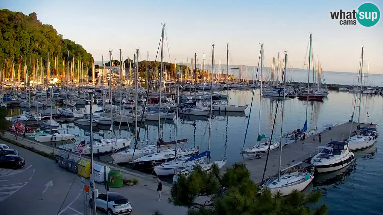 Spletna kamera Sesljan (Sistiana) – Pogled na marino in zaliv