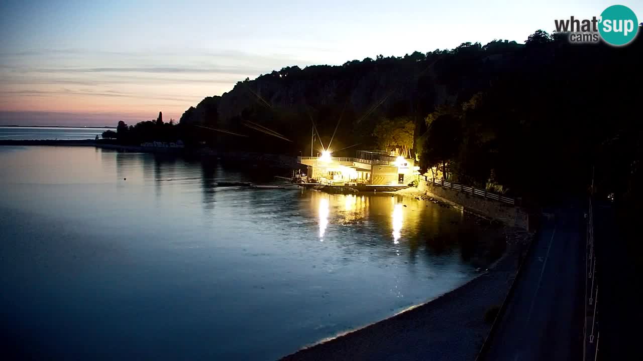 Webcam Sistiana – Vista sulla marina e sulla baia