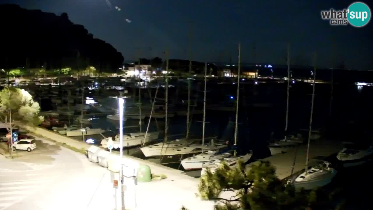 Webcam Sistiana – Pogled na marinu i zaljev