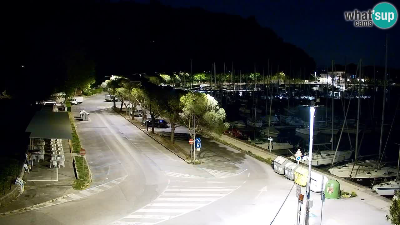 Webcam Sistiana – Vue sur la marina et la baie