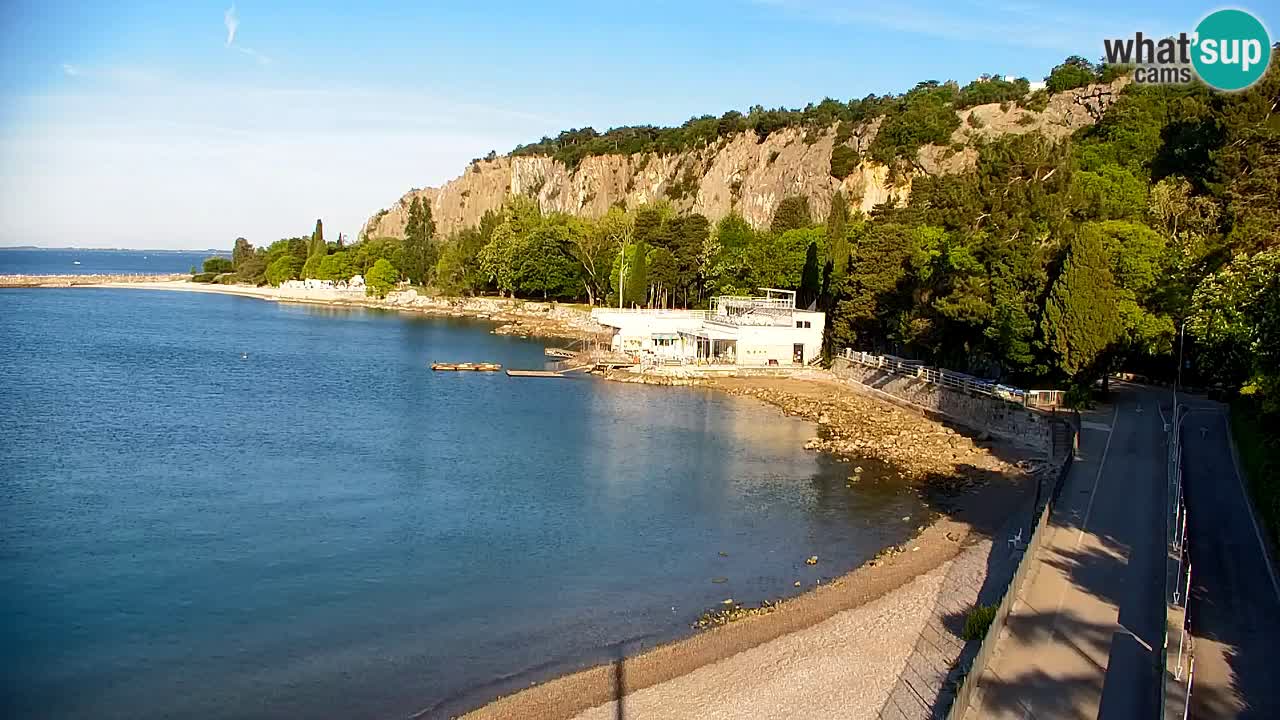 Webcam Sistiana – Vista sulla marina e sulla baia