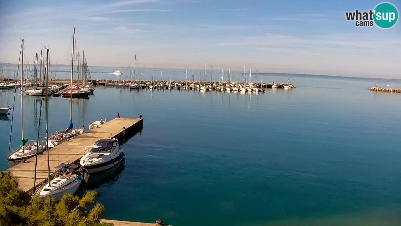 Webcam Sistiana – Blick auf Marina und Bucht