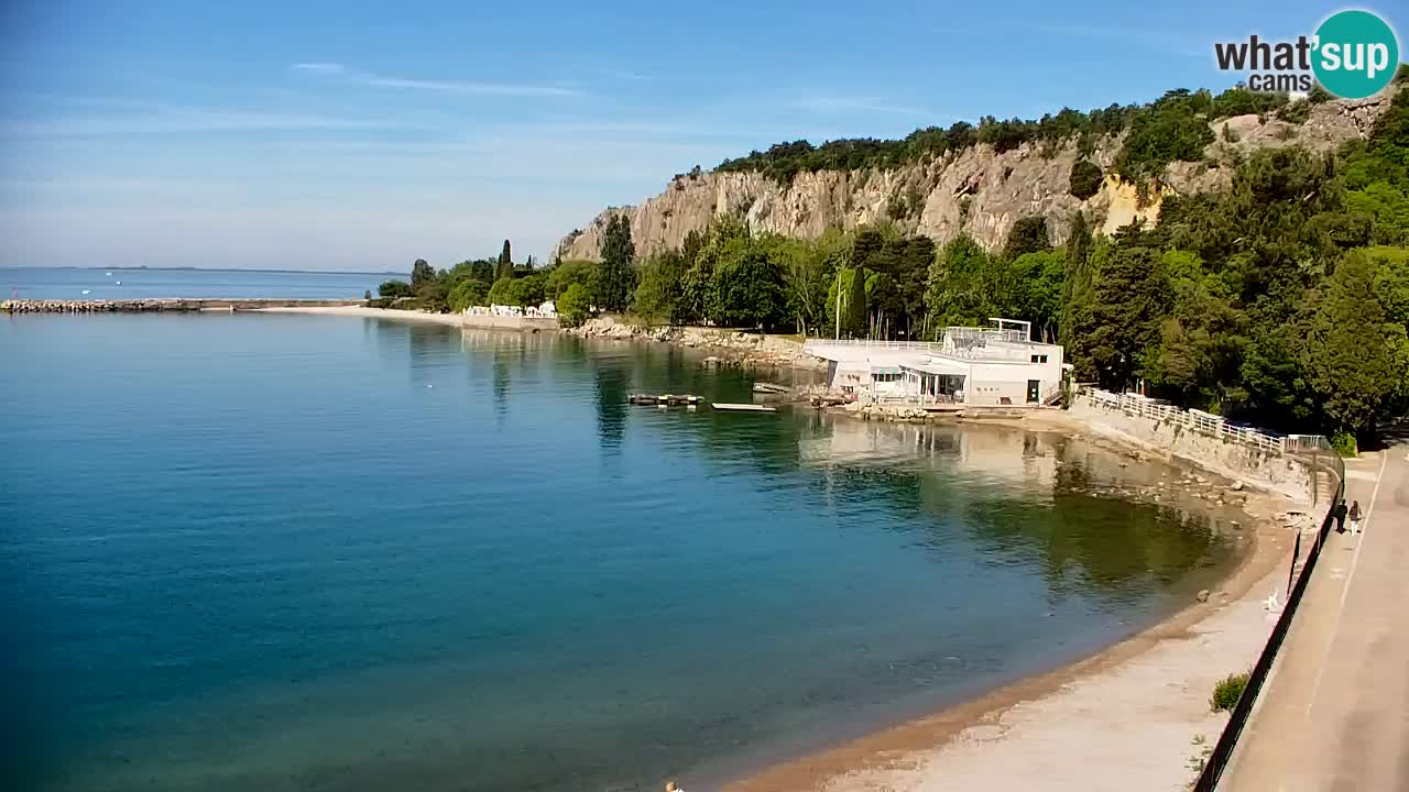 Webcam Sistiana – Vista sulla marina e sulla baia