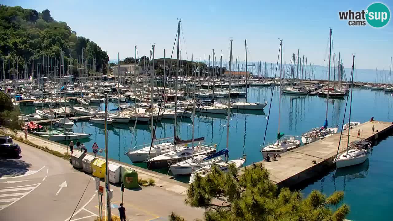 Webcam Sistiana – Vista sulla marina e sulla baia
