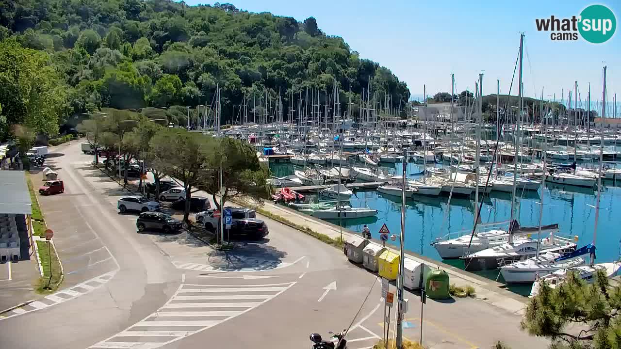 Webcam Sistiana – Vue sur la marina et la baie