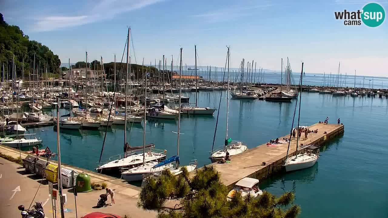 Webcam Sistiana – Vista sulla marina e sulla baia