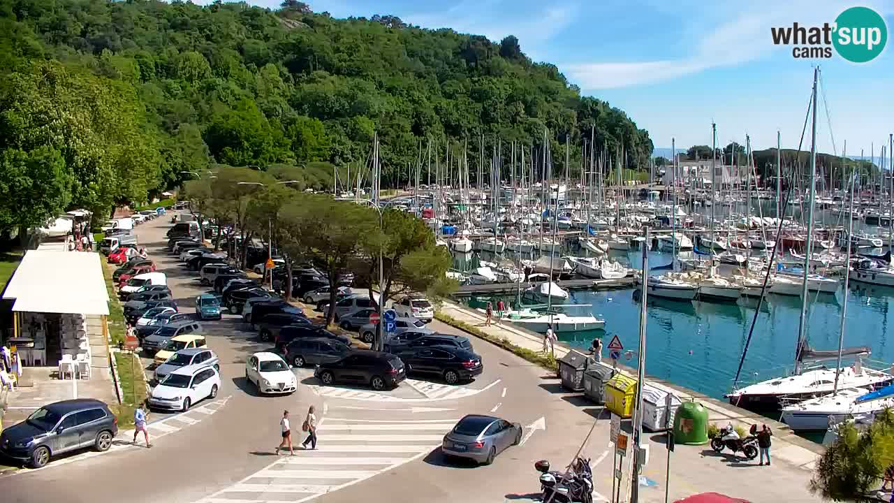 Webcam Sistiana – Blick auf Marina und Bucht