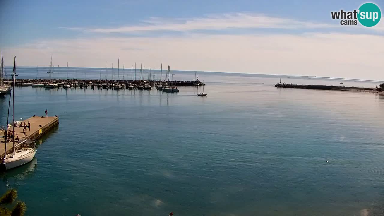 Webcam Sistiana – Blick auf Marina und Bucht