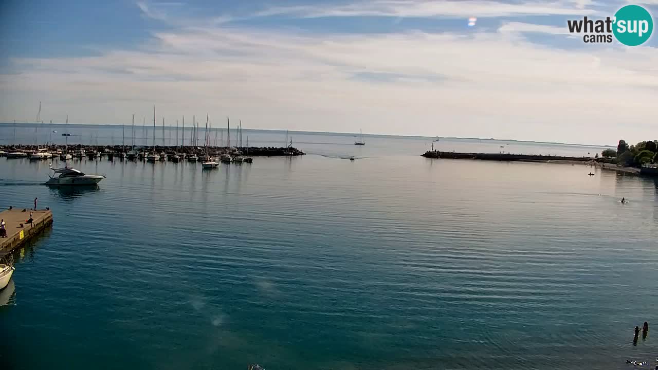 Webcam Sistiana – Blick auf Marina und Bucht