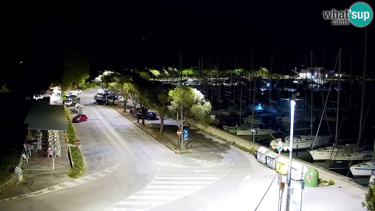 Spletna kamera Sesljan (Sistiana) – Pogled na marino in zaliv