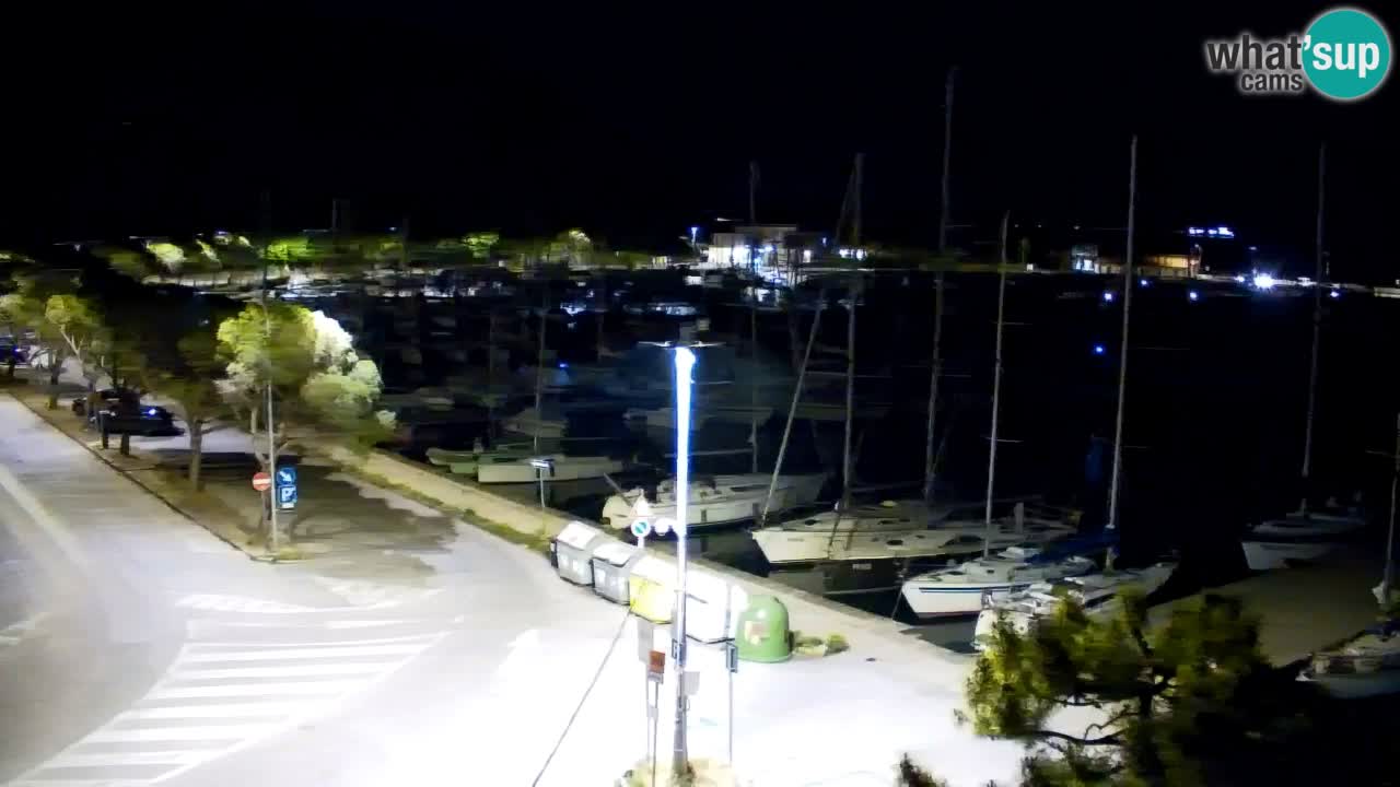 Spletna kamera Sesljan (Sistiana) – Pogled na marino in zaliv