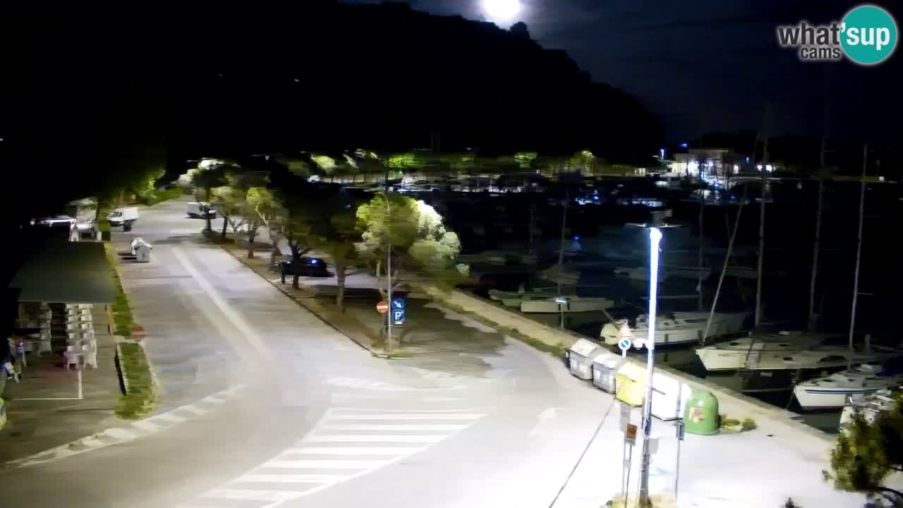 Webcam Sistiana – Vue sur la marina et la baie